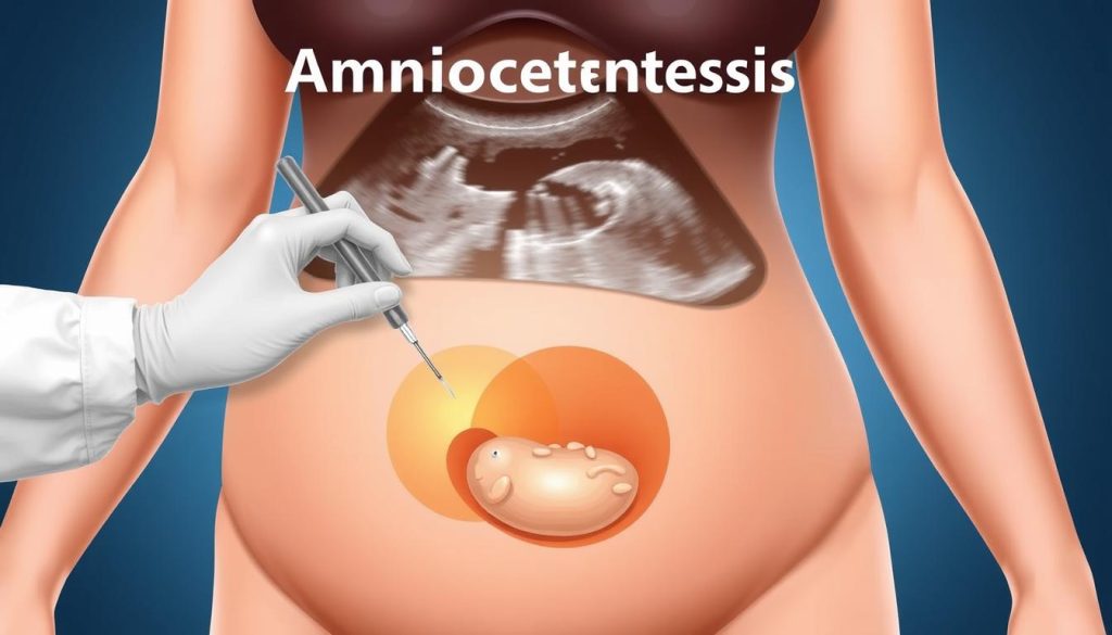 Procedura amniopunkcji podczas badania prenatalnego